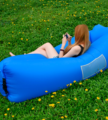 BACKTURE Inflatable Lounger Air Sofa Lazy Carry Portable Waterproof Sleeping Bag - Bestadvisor