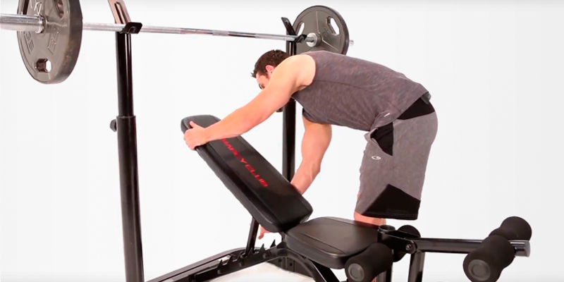 Marcy BE1000 Barbell Weight Bench in the use - Bestadvisor