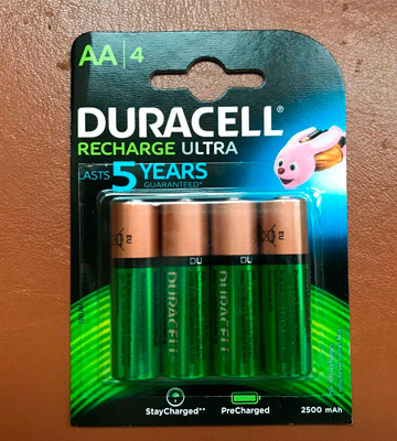 Duracell HR6DX1500 Recharge Ultra Type AA Batteries 2500 mAh, Pack of 4 - Bestadvisor