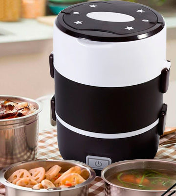 GOTOTOP 3 Tier Electric Portable Lunch Heater Set Food Warmer - Bestadvisor