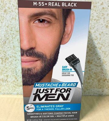Just For Men Real Black M55 Moustache and Beard Facial Hair Colouring Kit - Bestadvisor