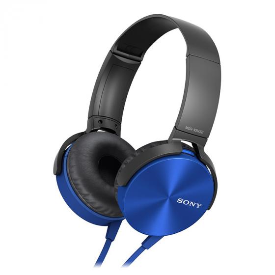 Sony MDR-XB450 Xtra Bass Overhead Headphones - Blue