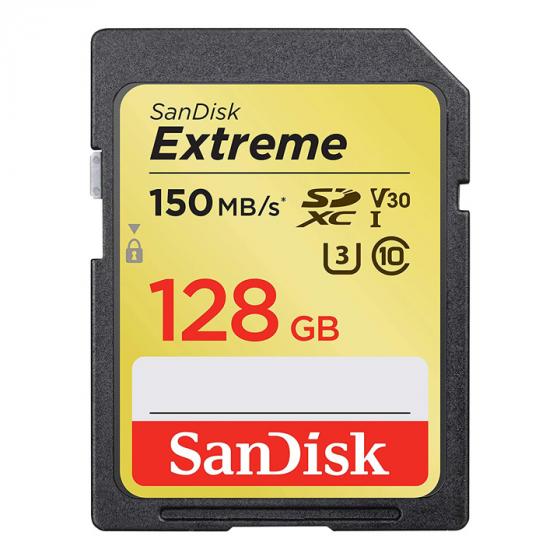 SanDisk Extreme UHS-I 128 GB SDXC Memory Card