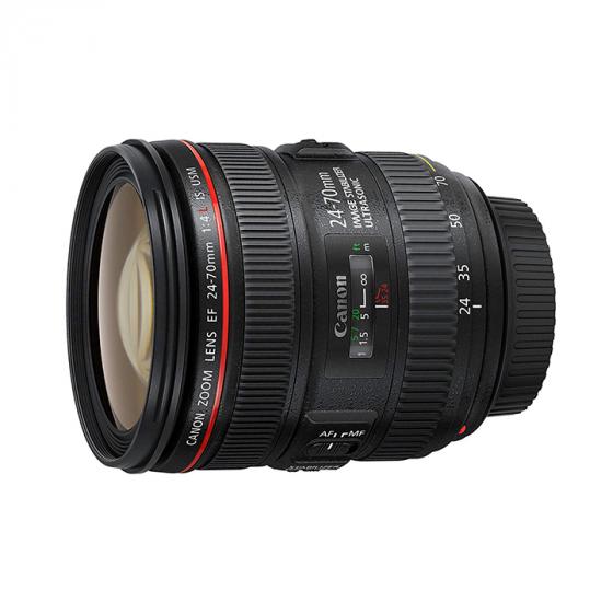 Canon EF 24-70mm f/4L IS USM Lens, Black