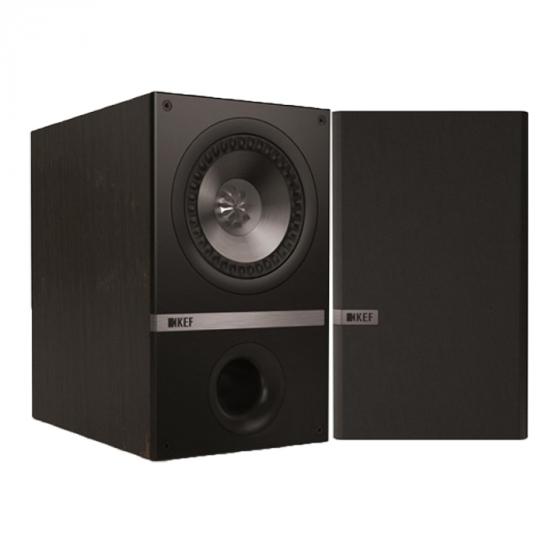 KEF Q100 2-Way Bass Reflex Shelf Speakers (100 Watt) Black (Pair)