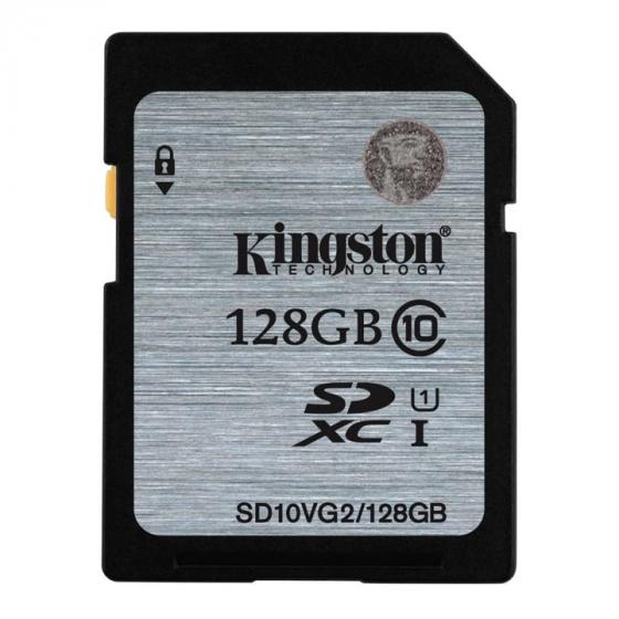Kingston SD10VG2/128GB 128 GB UHS Class 1/Class 10 SDXC Flash Memory Card