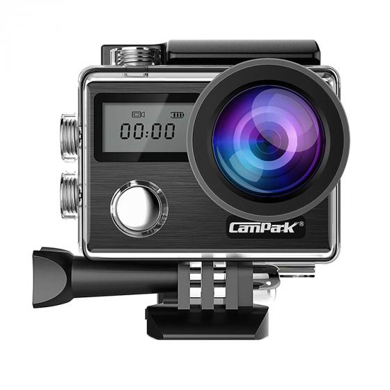 Campark X20 Action Camera (4K, 20MP, EIS, Touch Screen, Waterproof)