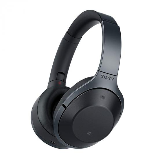 Sony MDR-1000X Wireless Bluetooth Noise Cancelling Ambient Sound Touch Sensor High Resolution Audio Headphones - Black