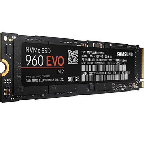 Samsung 960 EVO (MZ-V6E500BW) 500GB EVO PCI Express 3.0 x4 NVMe Solid State Drive
