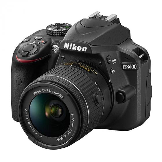 Nikon D3400 + AF-P 18-55VR Digital SLR Camera & Lens Kit
