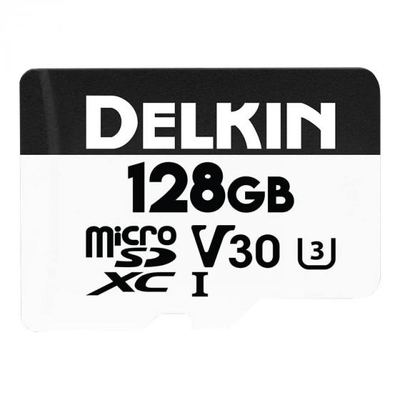 Delkin Devices DDMSDW660128 128 GB Advantage MicroSDXC UHS-I U3/V30 Memory Card
