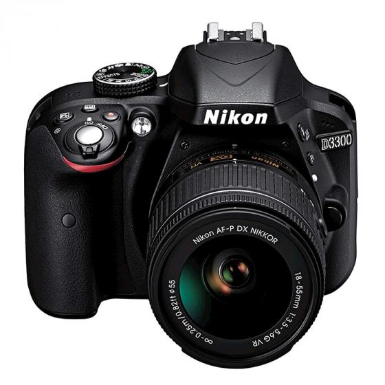 Nikon D3300 Digital SLR Camera with 18-55mm VR II Lens Kit (24.2 MP, 3 inch LCD) - Black
