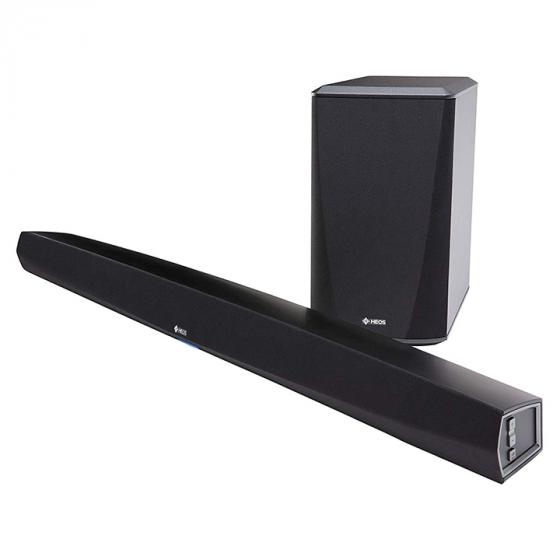Denon HEOS HomeCinema Wireless Soundbar and Subwoofer - Black