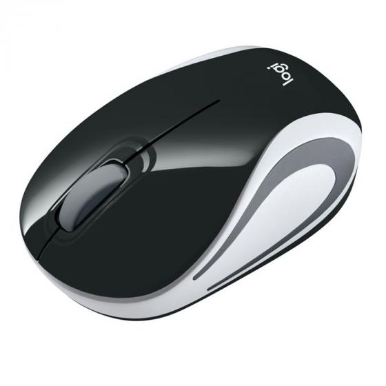 Logitech M187 Wireless Mini Mouse for Windows, Mac and Linux - Black