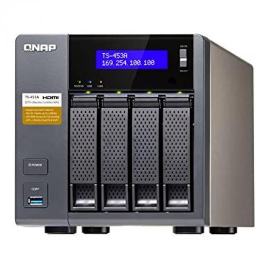 QNAP TS-453A QTS-Linux Combo Network Attached Storage