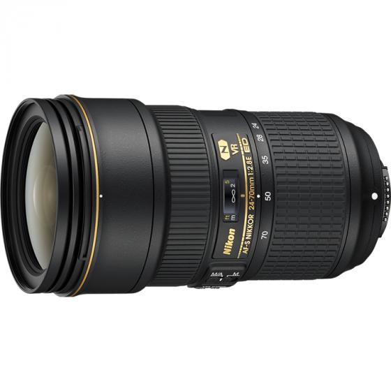 Nikon AF-S FX 24-70mm f/2.8E ED Vibration Reduction Zoom Lens with Auto Focus