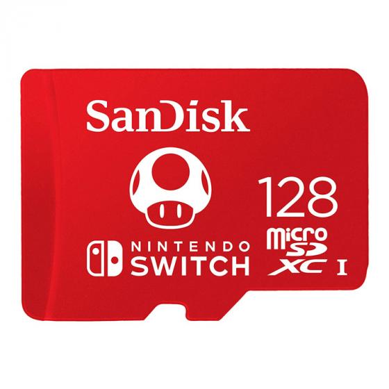 SanDisk SDSQXAO-128G-GNCZN microSDXC UHS-I card for Nintendo 128GB