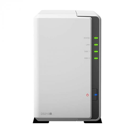 Synology DS215j 4TB (2 x 2TB WD Red) 2 Bay Desktop NAS Solution