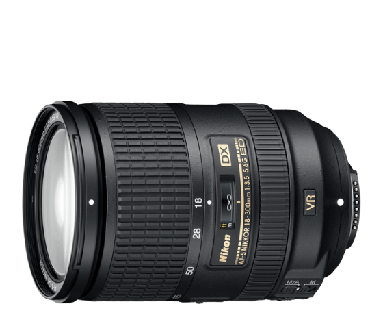 Nikon AF-S DX 18-300mm f/3.5-5.6G ED Vibration Reduction Zoom Lens with Auto Focus
