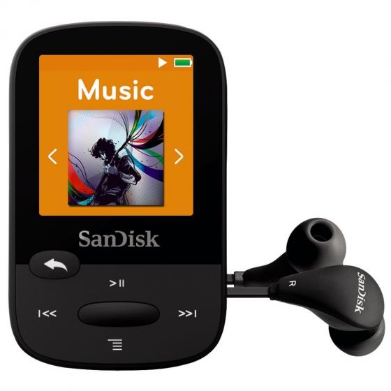 SanDisk Clip Sport (SDMX22-008G-A57K) 8 GB MP3 Player - Black