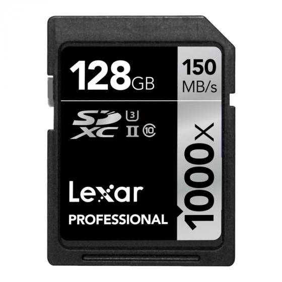 Lexar Professional 1000x 128 GB Class 10 UHS-II Flash Memory Card