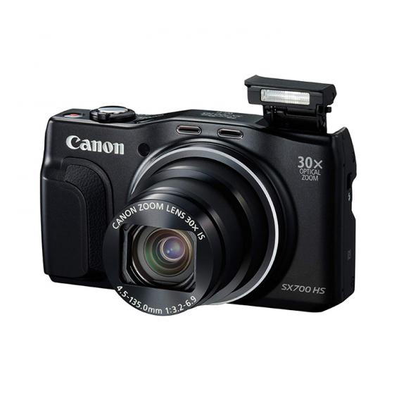 Canon PowerShot SX700 HS Compact Zoom - Black (16.1MP, 30x Optical Zoom)