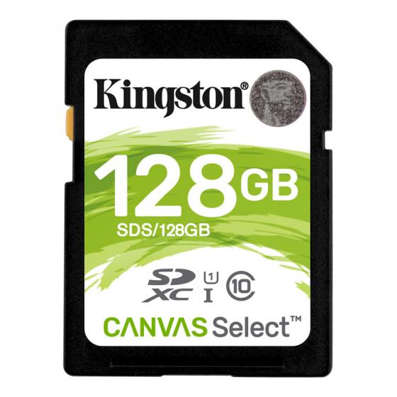 Kingston Canvas Select 128 GB Class 10 UHS-I Flash Memory Card