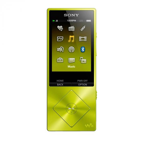 Sony NW-A25 16G High-resolution sound, Lime Yellow
