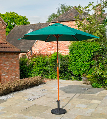 Review of Kingfisher P27G Wooden Garden Parasol