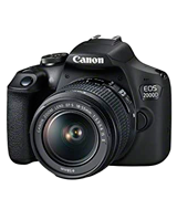 Canon EOS 2000D DSLR Camera Body - Black