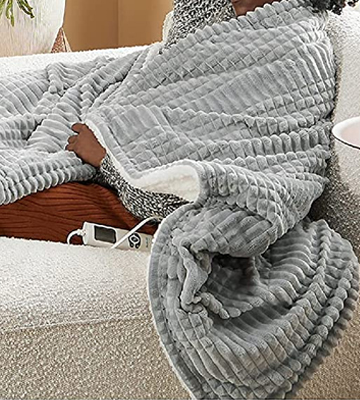 Review of Bedsure Single Electric Heated Throw Blanket