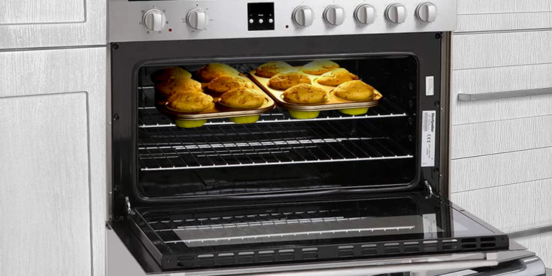Montpellier MR90CEMX Electric Range Cooker with Ceramic Hob in the use