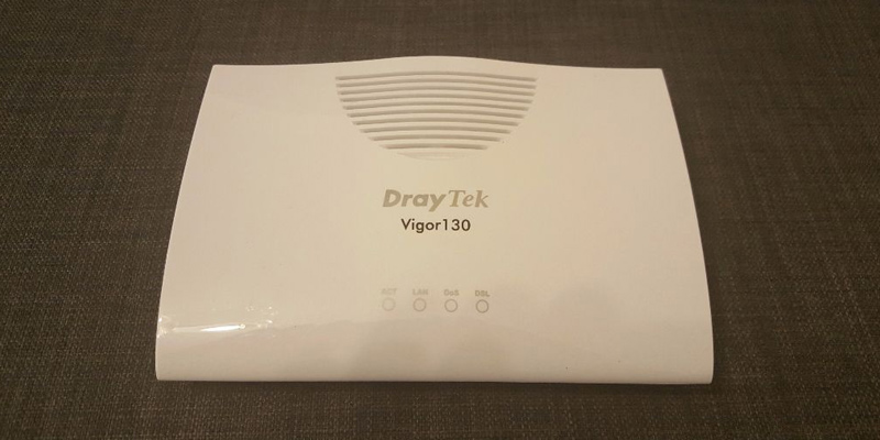 Detailed review of DrayTek Vigor 130 ADSL/VDSL Ethernet Modem - Bestadvisor