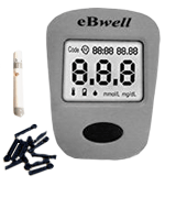 eBwell eB-w01 Blood Glucose Monitor Ideal Glucometer