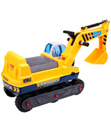 deAO BSD-2Y Ride On Excavator Digger 2 in1 for Toddlers