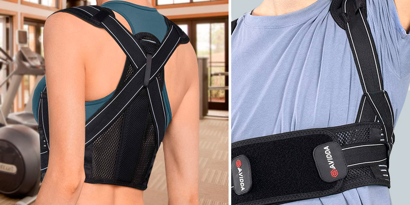 Review of AVIDDA Replaceable Support Plate Posture Corrector for Men Women