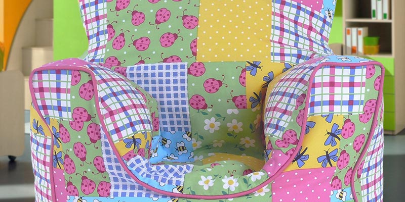 Review of BeanLazy Kids Bean Bag Cotton Patchwork / Ladybird Arm Chair