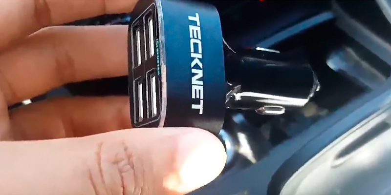 Review of TeckNet iEP174 4 Port Car Charger