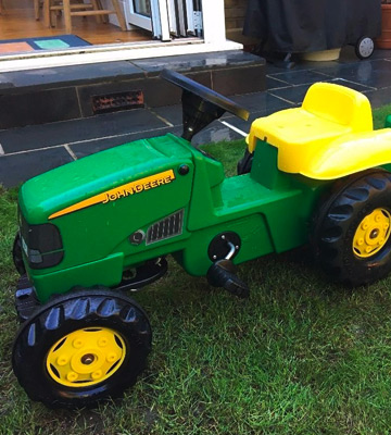 Review of Rolly toys 70540 John Deere Kid Childrens Ride On Pedal Toy Tractor with Detachable Trailer