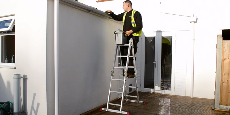 Review of BPS Access Solutions 4x4 Rung Multi Purpose Ladder with free Extra Strong 2-part platform