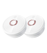 Isafenest ‎LZ-1906 Smoke Alarm Battery Operated Smoke Detector 2 Pack