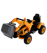HOMCOM 370-008 Kids Electric Ride On Toy Operated Excavator Tractor Digger Dumper