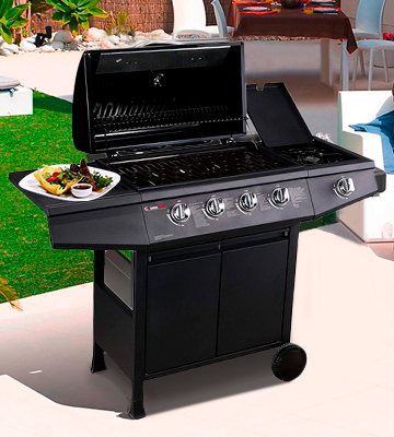 Review of CosmoGrill 4+1 Gas Burner Garden Grill