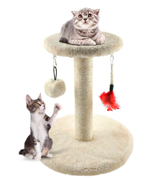 Zubita Kitty Furniture Scratching Post Cat Tree Tower,