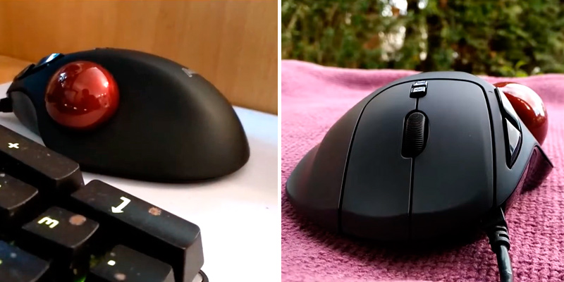 Perixx PERIMICE-517 Wired Ergonomic Trackball Mouse in the use