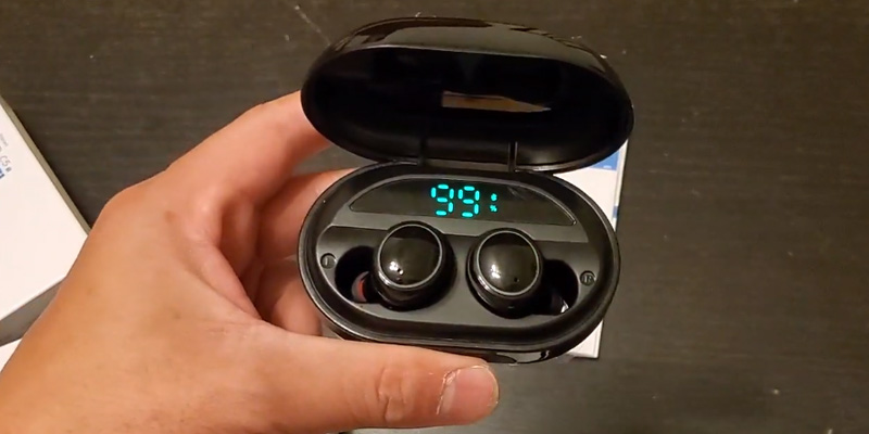 Donerton D-18 True Wireless Earbuds (150H Playtime, LED Display, IP8 Waterproof) in the use