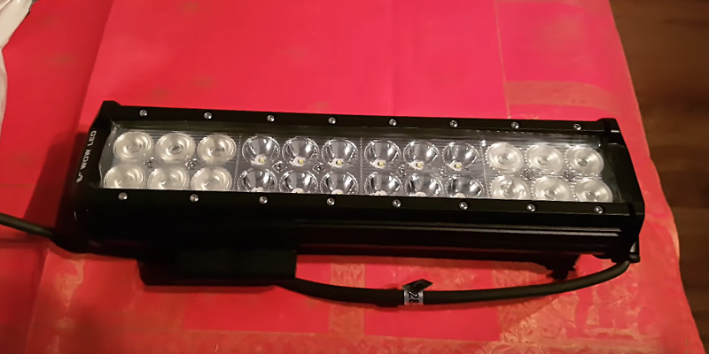 Review of WOWLED 12 Inch 72W CREE LED Work Light Bar Combo Tuck Offroad Driving Lamp UTE 4WD 12V 24V