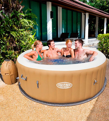 Review of Lay-Z-Spa Palm Springs Inflatable Portable Hot Tub Spa