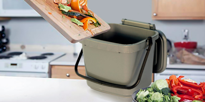 Review of All-Green Kitchen Compost Caddy 5 Litre Plastic