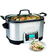 Crock-Pot CSC024 Multi-Cooker, 5.6L, Silver